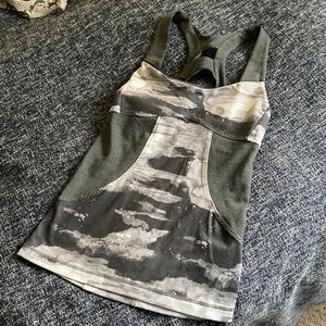 The North Face workout tank built in bra
